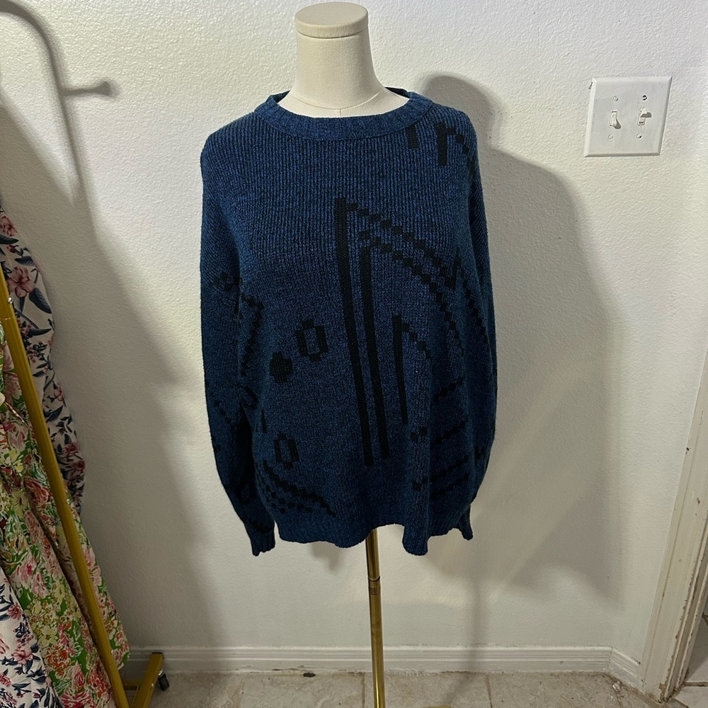 Vintage 80's Blue Sweater